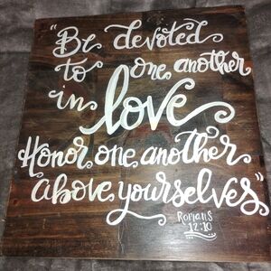 Inspirational Brown and White Wall Art